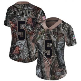 Nike Cleveland Browns #5 Case Keenum Camo Womens Stitched NFL Limited Rush Realtree Jersey