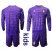 Belgium Blank Purple Goalkeeper Long Sleeves Kid Soccer Country Jersey