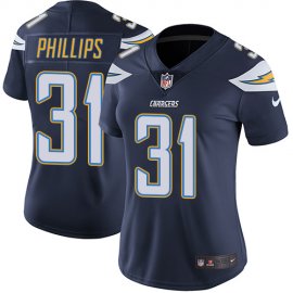Nike Los Angeles Chargers #31 Adrian Phillips Navy Blue Team Color Womens Stitched NFL Vapor Untouchable Limited Jersey