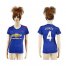 Womens Manchester United #4 Jones Away Soccer Club Jersey