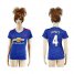 Womens Manchester United #4 Jones Away Soccer Club Jersey