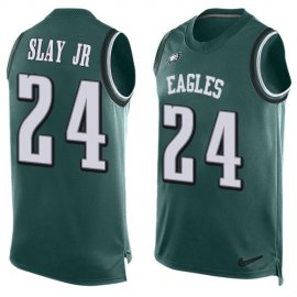 Nike Philadelphia Eagles #24 Darius Slay Jr Green Team Color Mens Stitched NFL Limited Tank Top Jersey