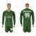 AC Milan #99 Donnarumma Green Goalkeeper Long Sleeves Soccer Club Jersey