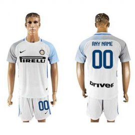 Inter Milan Personalized White Away Soccer Club Jersey