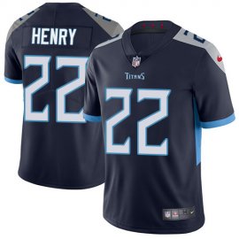 Nike Tennessee Titans #22 Derrick Henry Navy Blue Team Color Mens Stitched NFL Vapor Untouchable Limited Jersey