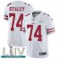 Nike San Francisco 49ers #74 Joe Staley White Super Bowl LIV 2020 Youth Stitched NFL Vapor Untouchable Limited Jersey
