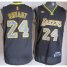 Los Angeles Lakers 24 Kobe Bryant Black Electricity Fashion Revolution 30 Swingman NBA Jerseys Cheap