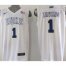Duke Blue Devils #1 Kyrie Irving White Basketball Elite Stitched NCAA Jersey