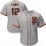 San Francisco Giants #12 Joe Panik Grey Road 2 Cool Base Stitched Youth MLB Jersey