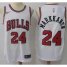 Mens Nike Chicago Bulls #24 Lauri Markkanen White NBA Swingman Association Edition Jersey