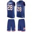 Nike Buffalo Bills #28 E.J. Gaines Royal Blue Team Color Mens Stitched NFL Limited Tank Top Suit Jersey