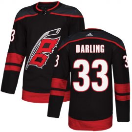 Adidas Carolina Hurricanes #33 Scott Darling Black Alternate Authentic Stitched Youth NHL Jersey
