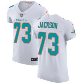 Nike Miami Dolphins #73 Austin Jackson White Mens Stitched NFL New Elite Jersey
