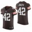 Cleveland Browns #42 Karl Joseph Nike Mens Brwon Team Color Mens Stitched NFL 2020 Vapor Untouchable Elite Jersey