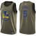 Nike Golden State Warriors #5 Kevon Looney Green 2022 NBA Finals Swingman Salute to Service Jersey Mens