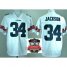 Auburn Tigers 34 Bo Jackson White Throwback College Football NCAA Jerseys 2014 Vizio BCS National Championship Game Patch