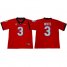 Georgia Bulldogs #3 Zamir White Red Limited Stitched College Jersey