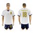 Italy #18 Montolivo Away Soccer Country Jersey