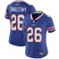 Nike Buffalo Bills #26 Devin Singletary Royal Blue Team Color Womens Stitched NFL Vapor Untouchable Limited Jersey