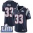 Nike New England Patriots #33 Jeremy Hill Navy Blue Team Color Super Bowl LIII Bound Mens Stitched NFL Vapor Untouchable Limited Jersey