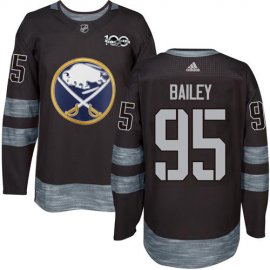 Adidas Buffalo Sabres #95 Justin Bailey Black 1917-2017 100th Anniversary Stitched NHL Jersey