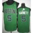 Boston Celtics 5 Kevin Garnett Green Revolution 30 NBA Jerseys Black Number Cheap