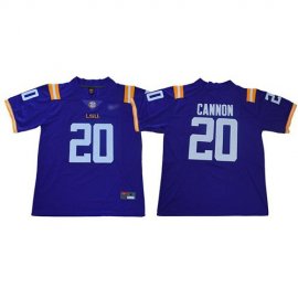 LSU Tigers #20 Billy Cannon Purple Limited Stitched College Jersey