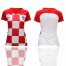 Womens Croatia Blank Home Soccer Country Jersey