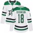 Adidas Dallas Stars #18 Jason Dickinson White Road Authentic Womens Stitched NHL Jersey