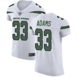 Nike New York Jets #33 Jamal Adams White Mens Stitched NFL Vapor Untouchable Elite Jersey