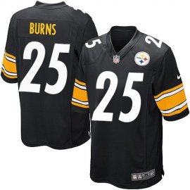 Nike Pittsburgh Steelers #25 Artie Burns Black Team Color Youth Stitched NFL Elite Jersey
