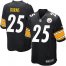 Nike Pittsburgh Steelers #25 Artie Burns Black Team Color Youth Stitched NFL Elite Jersey