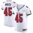 Tampa Bay Buccaneers #45 Devin White Mens Super Bowl LV Bound Nike White Vapor Elite Jersey