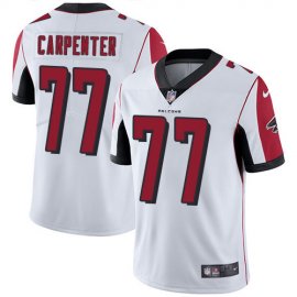 Nike Atlanta Falcons #77 James Carpenter White Mens Stitched NFL Vapor Untouchable Limited Jersey