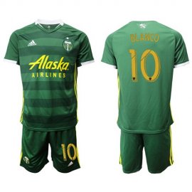 Portland Timbers #10 Blanco Home Soccer Club Jersey