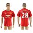Manchester United #28 Schneiderlin Red Home Soccer Club Jersey