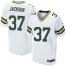 Nike Green Bay Packers #37 Josh Jackson White Mens Stitched NFL Elite Jersey