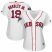 Boston Red Sox #19 Jackie Bradley Jr. Majestic Womens 2018 World Series Champions Home Cool Base Player Jersey White
