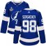 Adidas Tampa Bay Lightning #98 Mikhail Sergachev Blue Home Authentic Womens 2020 Stanley Cup Champions Stitched NHL Jersey