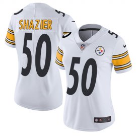 Nike Pittsburgh Steelers #50 Ryan Shazier White Womens Stitched NFL Vapor Untouchable Limited Jersey