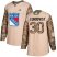 Adidas New York Rangers #30 Henrik Lundqvist Camo Authentic 2017 Veterans Day Stitched Youth NHL Jersey