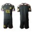 Marseille Blank Black Goalkeeper Soccer Club Jersey