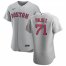 Boston Red Sox #71 Phillips Valdez Mens Nike Gray Road 2020 Authentic Team MLB Jersey