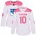 Adidas New York Rangers #10 Artemi Panarin White/Pink Authentic Fashion Womens Stitched NHL Jersey