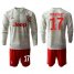 Juventus #17 Mandzukic Away Long Sleeves Soccer Club Jersey