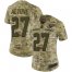Nike Houston Texans #27 Jose Altuve Camo Womens Stitched NFL Limited 2018 Salute to Service Jersey