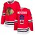Adidas Chicago Blackhawks #8 Bill Mosienko Red Home Authentic USA Flag Stitched NHL Jersey