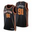 New York New York Knicks #91 Luka Samanic Mens Nike Black 2021/22 Swingman NBA Jersey – City Edition Mens