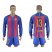 Barcelona #13 C.Bravo Home Long Sleeves Soccer Club Jersey