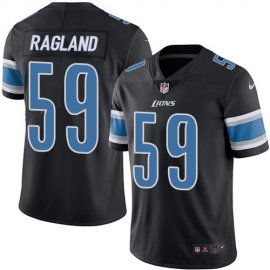 Nike Detroit Lions #59 Reggie Ragland Black Mens Stitched NFL Limited Rush Jersey